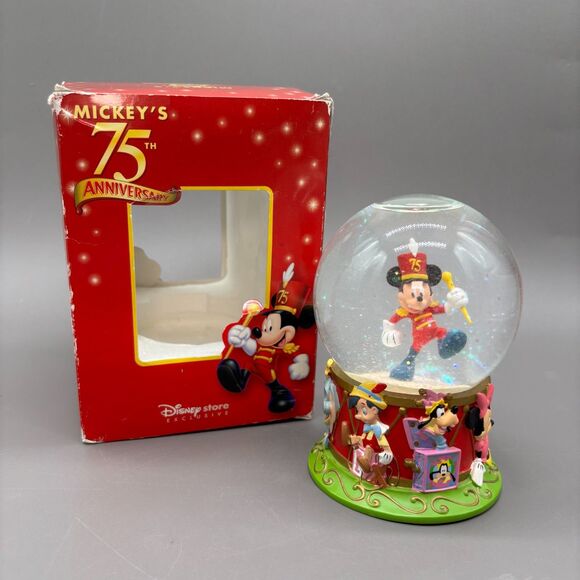 Disney Store Mickey 75th Anniversary Special Edition Collectible Snow Globe /Box - Picture 1 of 11